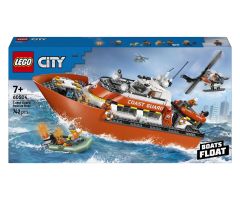 LEGO City 60504 Rettungsboot der Küstenwache mit Hubschrauber
