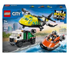 LEGO City 60505 Set mit Flugzeug, Wartungsfahrzeug und Luftkissenboot