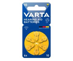 Varta Batterie für Hörgeräte 10 / PR70 (6 Stück)