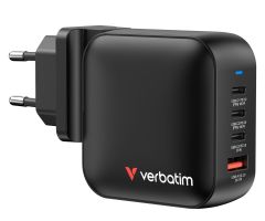 Verbatim Mini GaN Charger 100W 4 Port US/EU/UK