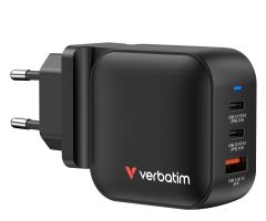 Verbatim Mini GaN Charger 70W 3 Port US/EU/UK