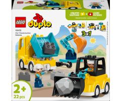 LEGO DUPLO 10475 Baufahrzeuge – 3-in-1-Set