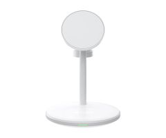 Green Cell MagScape 3-in-1 MagSafe Kabelloses Ladegerät Weiß