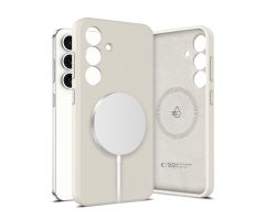 Tech-Protect Liquid Silicone Magsafe für Samsung Galaxy S25 Cosmic Latte