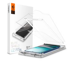 Spigen Elite Shield "Ez Fit" für Samsung Galaxy S25 Clear