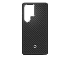 Enzo Aramid Case für Galaxy S25 Ultra Black Silver