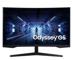 Samsung Odyssey G5 C27G55TQBU 27 Zoll WQHD Curved Gaming Monitor HDM