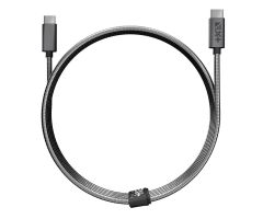 NEXT ONE Metallisches USB-C / USB-C 1,2 m Spacegraues Kabel