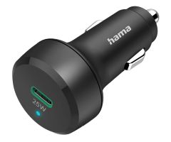 Hama KFZ-LADEGERÄT Power Delivery /Qualcomm 25W SCHWARZ