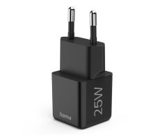Hama 25 W PD/QC SUPERMINI-WANDLADEGERÄT PD/QC, SCHWARZ