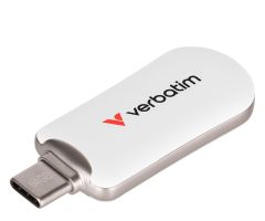 Verbatim Plectra USB-C-Flash-Laufwerk, Weiß, 64 GB