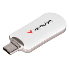 Verbatim Plectra USB-C-Flash-Laufwerk, Weiß, 512 GB