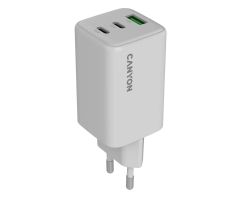 CANYON CU65ACC GaN 65W 2xPD 1xQC EU-Wandladegerät Weiß