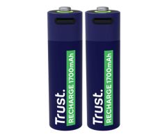 Trust 2x AA – USB-C-Aufladung