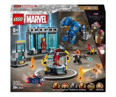 LEGO Marvel 76315 Iron Mans Labor: Halle der Rüstungen