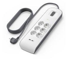 Belkin Belkin 650J Überspannungsschutz-Steckdosenleiste, 6 Steckdosen