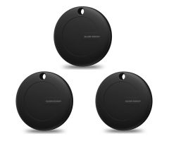 Silver Monkey TAG iOS Black Silicone 3 szt.