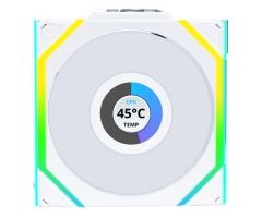 Lian Li Uni Fan SL Wireless 120 LCD Weiß 120mm