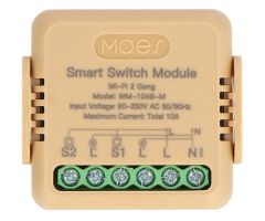 MOES Dual Mini Wi-Fi Relais TUYA