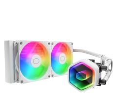 Cooler Master MasterLiquid 240 Core II Weiß ARGB 2x120mm