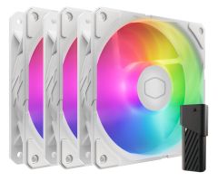 Cooler Master SickleFlow Edge 120 ARGB, Weiß, Dreierpack, 3 x 120 mm
