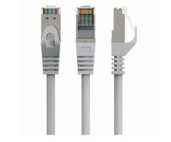 Gembird RJ-45/RJ-45, Kat.6A, S/FTP, grau, 0,25m