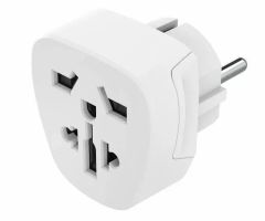 Hama REISEADAPTER BASIC STECKDOSE WORLD -> STECKER EU