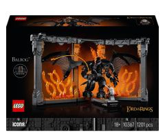 LEGO Icons 10367 Der Herr der Ringe: Balrog™ Bücherstütze