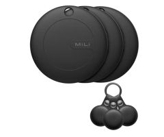 MiLi MiTag APL schwarz + schwarzes Etui 3 Stück