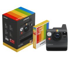 Polaroid Now Gen 3 schwarz + Nachfüllpackungen (8 Fotos)