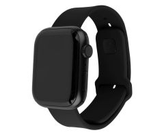 FIXED Silikon Sportarmband-Set für Apple Watch Ultra 49 mm Schwarz
