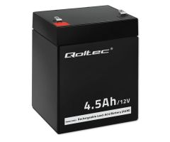 Qoltec Akumulator AGM 12V 4.5Ah LongLife