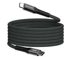 Verbatim Sync & Charge USB-C auf USB-C 60W Magnetisch 120 cm - Schwarz