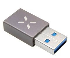 FIXED USB-C auf USB-A Adapter grau