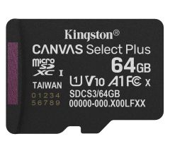 Kingston 64GB microSDXC Canvas Select Plus Gen3