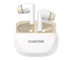 CANYON HEXAGON 7 TWS ANC+ENC Qi In-Ear Kopfhörer Weiß – Beige