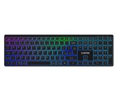 CANYON Tastatur HKB-W11 UK/US RGB Zwei Modi Kabellos Schwarz
