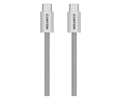 CANYON OnWire Kabel 60MG C-C 60W Geflochtener Magnet 1m Grau
