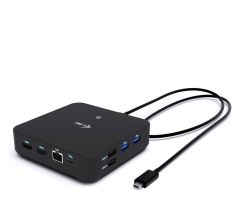 i-tec USB-C DP Dual HDMI Dock Stromversorgung 100W
