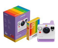 Polaroid Now Gen 3 lila + Filme (8 Fotos)