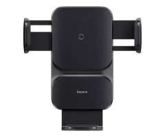 Baseus Wisdom Auto Alignment Car Mount QI 15W Black