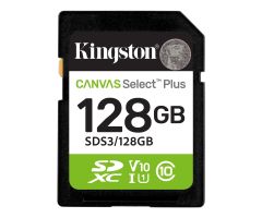 Kingston 128GB SDXC Canvas Select Plus Gen3