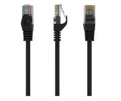 Gembird Patchkabel Kat.6, UTP, 0.25m, schwarz