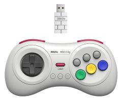 8BitDo M30 2.4G Wireless Pad White