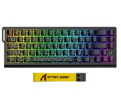 Attack Shark X68 HE Rapid Trigger Keyboard Magnetic Switch schwarz