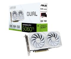 ASUS GeForce RTX 5060 Ti Dual OC White 16GB GDDR7 DLSS4