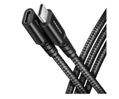 Axagon BUCM32-CF05AB, USB-C (M) - USB-C (F), 0.5m, USB 20Gbps