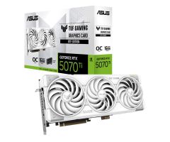 ASUS GeForce RTX 5070 Ti TUF Gaming OC White BTF 16GB GDDR7 DLSS4