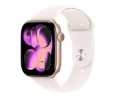 Apple Watch 11 46/Rosa Aluminium/Rosa Armband M/L GPS