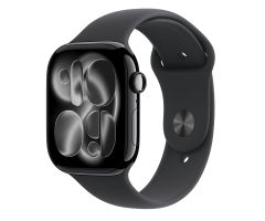 Apple Watch 11 46/Onyx Aluminium/Schwarzes Armband M/L GPS